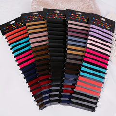18pcs Elastic Hair Tie Basic Rubber Band Ponytail Hair Rope Hair Accessories