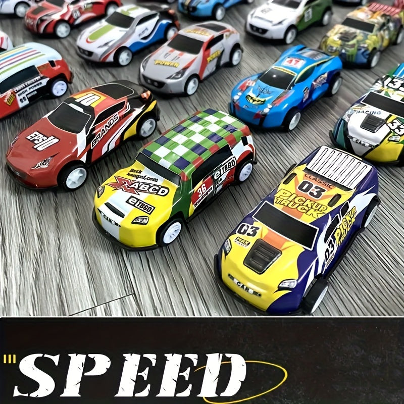 Alloy Inertia Pull Back Car Decorative Toy Car Model Mini Racing Car Toy