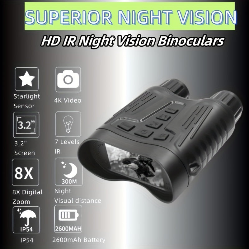 IR Night Vision Binocular Surveillance Exploration