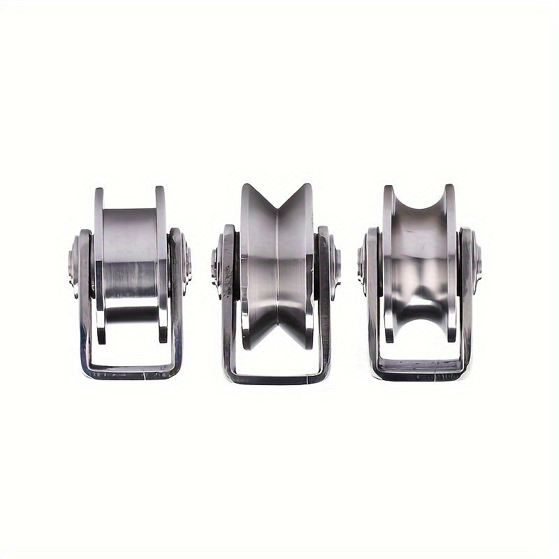 Stainless Steel Bearing Pulley Wire Rope Lifting Pulley Ring U V H Type