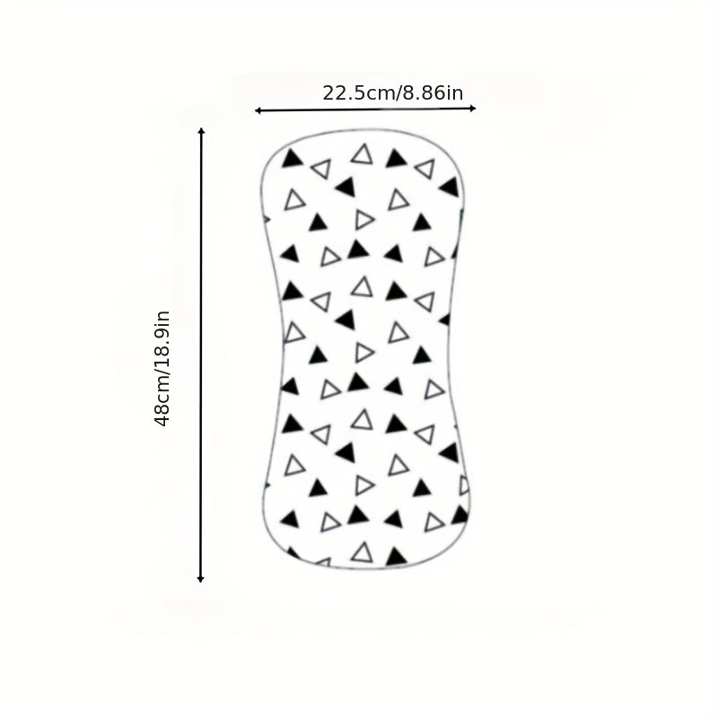 5pcs Soft & Absorbent Burp Cloths for Boys & Girls