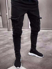 Men's Tooling Jeans for Autumn and Winter