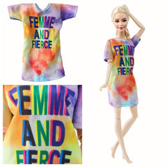 5pcs Doll Clothes Set for 11.5 Inch Dolls Casual & School Style Outfits