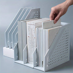 Desktop File Rack Organizer Layer Business Information Basket Folder Storage