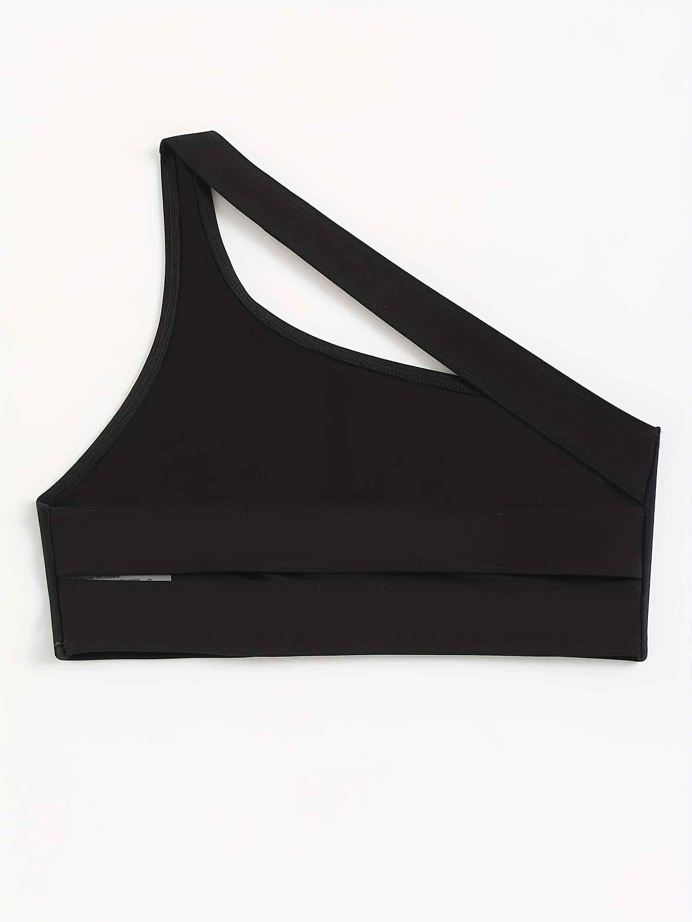 One Shoulder Strap Cami Top Hollow Out Crop Top Women's Lingerie