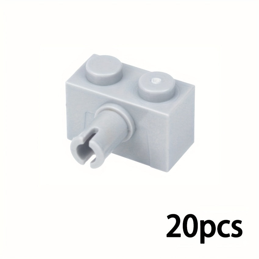 20pcs 1x2 Pin Thick Bricks Bulk Technical Particles DIY Toys 2458