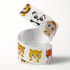 500pcs Cute Animal Stickers for Teachers, Red Flower Reward Stickers