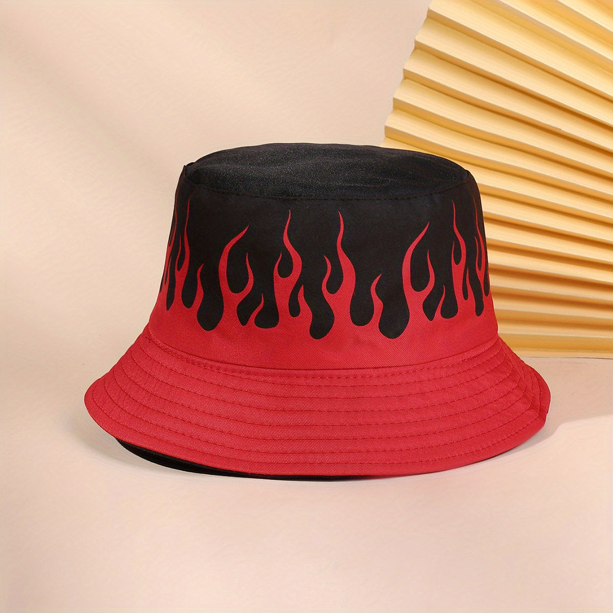 Reversible Bucket Hat Block Fisherman Cap Women Sunscreen Travel Beach Cap