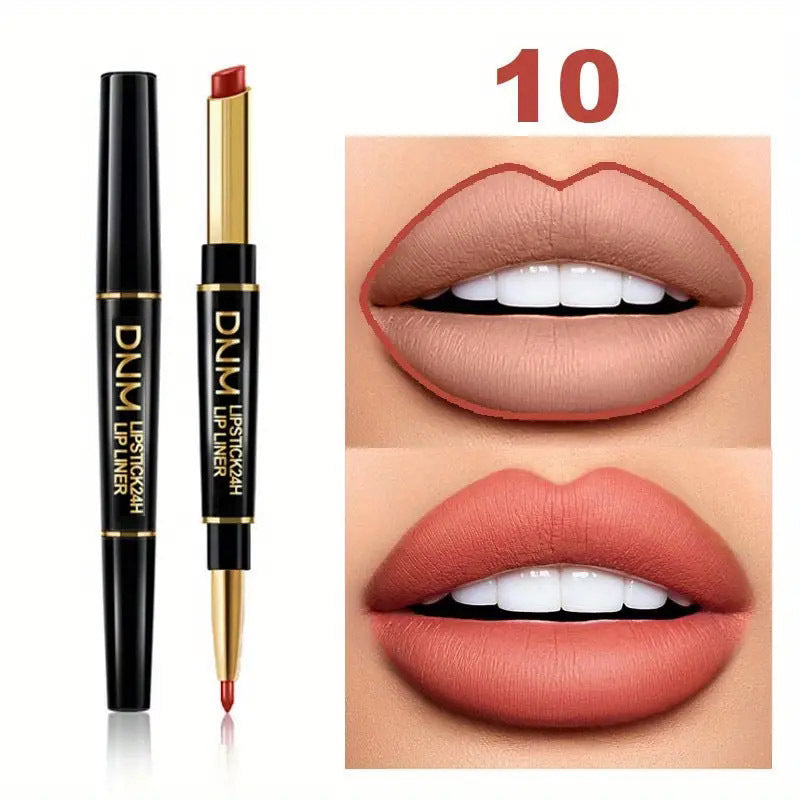 Red Matte Lip Liner Waterproof Long Lasting Lipstick Pencil