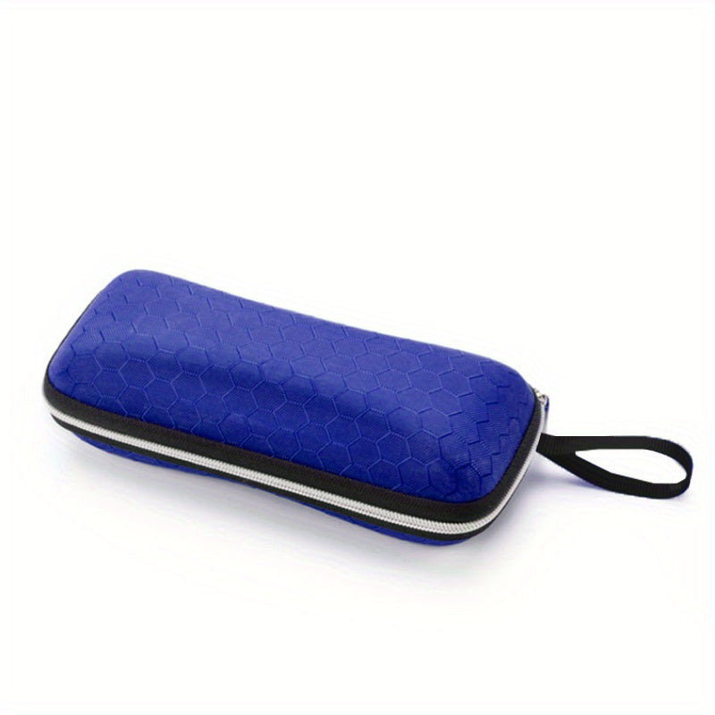 Zipper Eyeglasses Case Honeycomb Glasses Sunglasses Protector Women