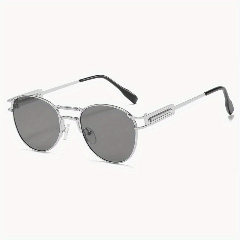 Men's UV Protection Round Frame Sports Sunglasses