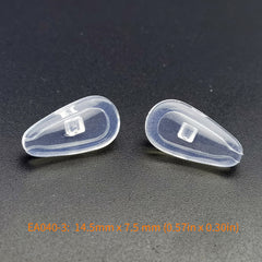 OOLVS Air Chamber Eyeglass Nose Pads Soft Silicone Sunglasses Nose Pads