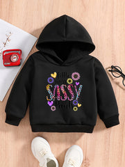 Baby Letter Print Hoodie Spring Autumn Pullover