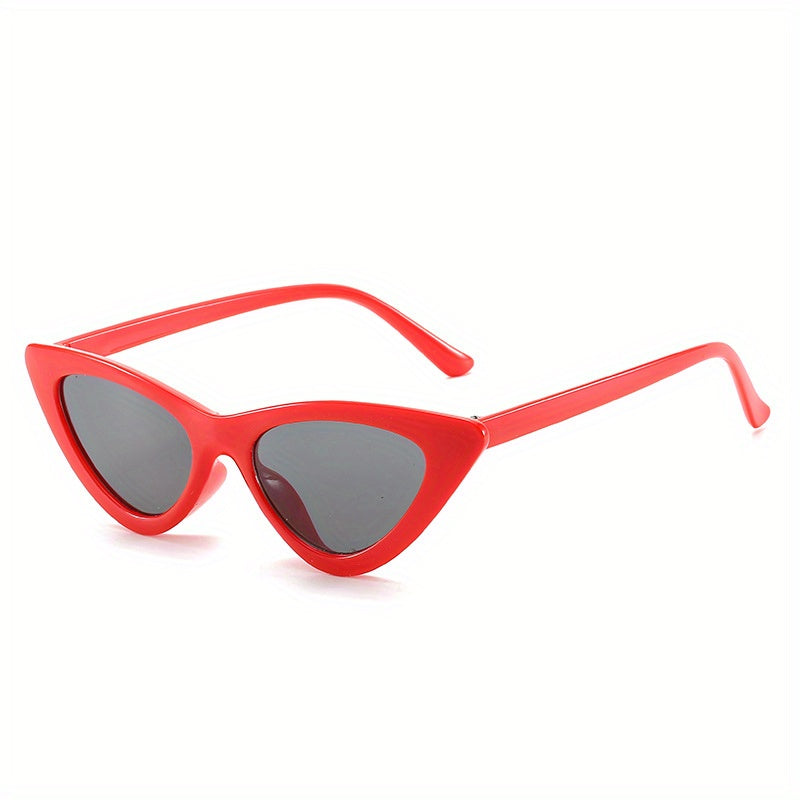 Boho Triangle Sunglasses Cat Eye Shades for Women Girls