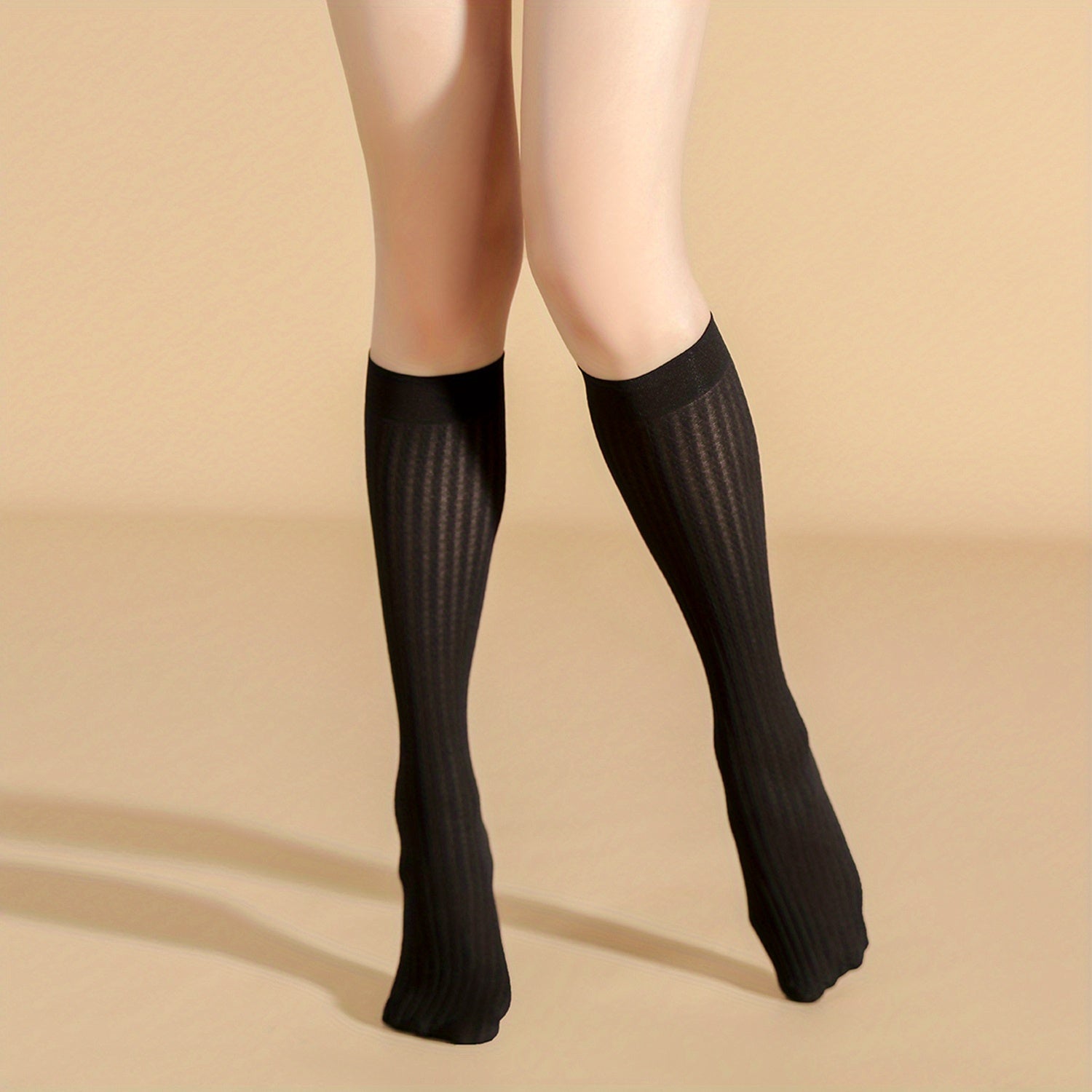 Breathable Calf Socks Lightweight Knee High Stockings