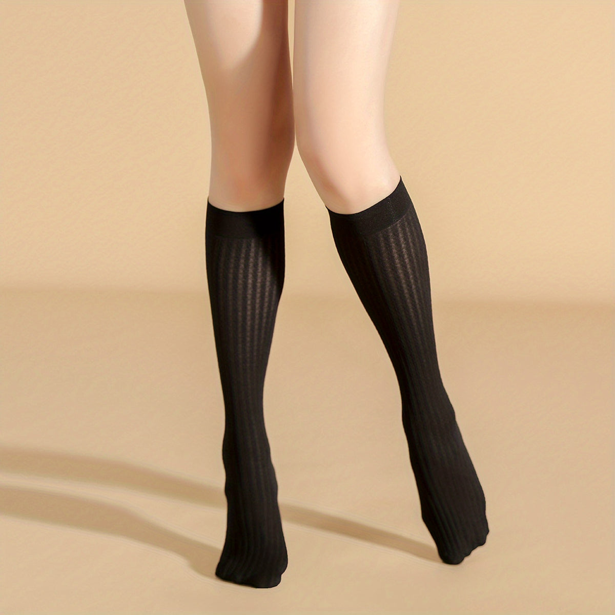 Breathable Calf Socks Lightweight Knee High Stockings