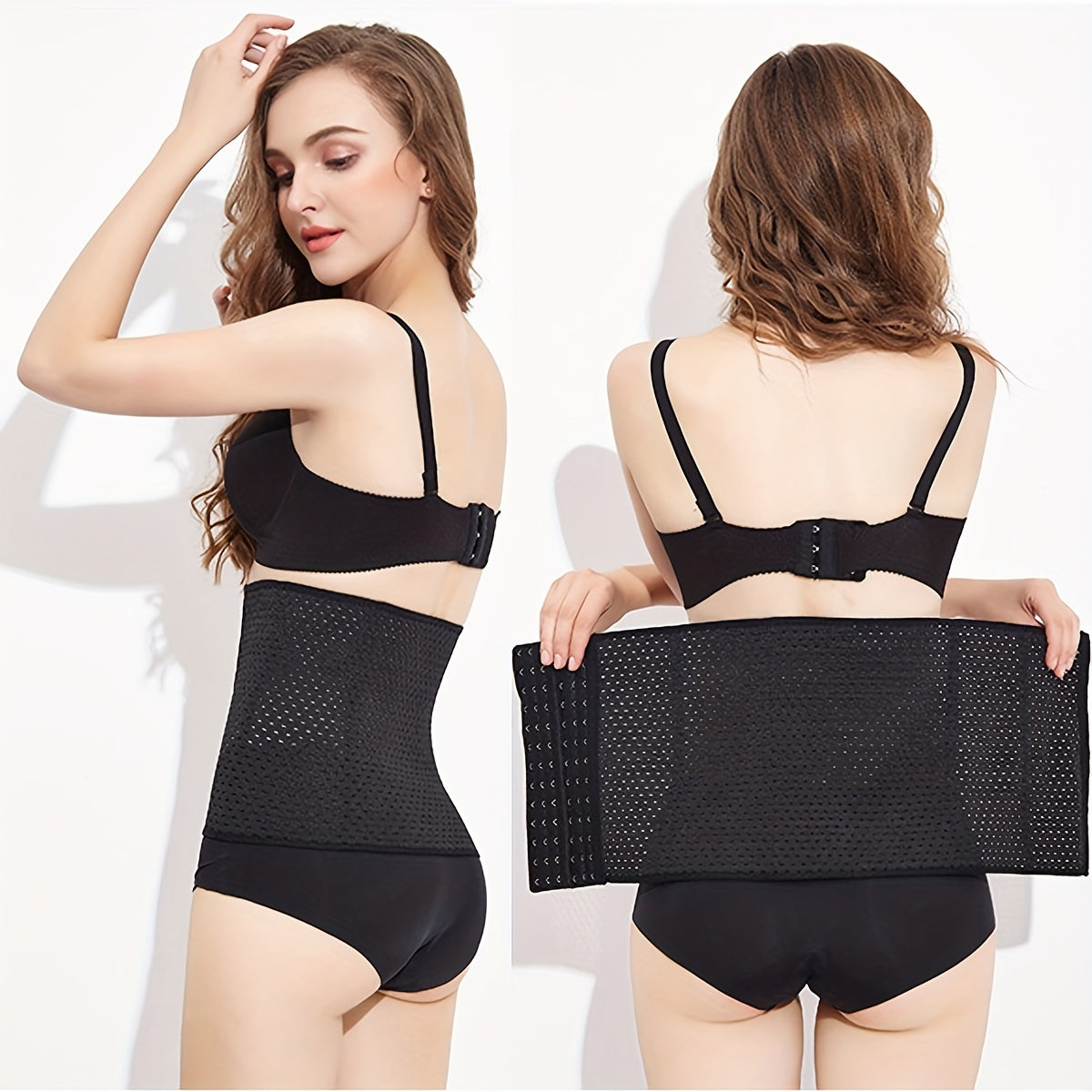 Waist Trainer Trimmer Belt Tummy Control Wrap Cincher Compression Shapewear
