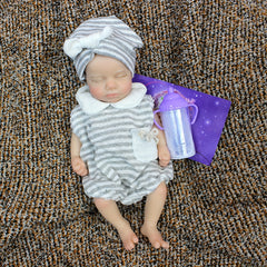 32cm Silicone Reborn Dolls Soft Full Body Open Mouth