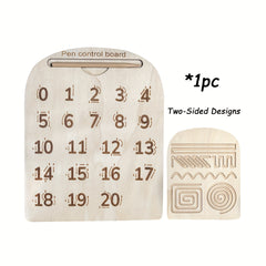 Wooden Letter Practice Board - Tracing Tool for Letters & Numbers