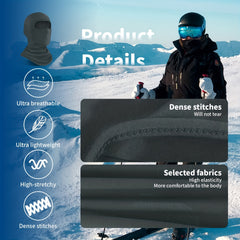 3pcs Balaclava Ski Mask Winter Full Face Mask For Men & Women