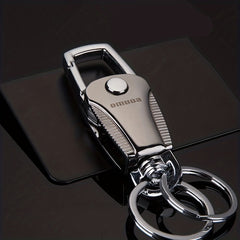 Folding Keychain High Waist Metal Pendant Retractable Boys Hanging Decoration
