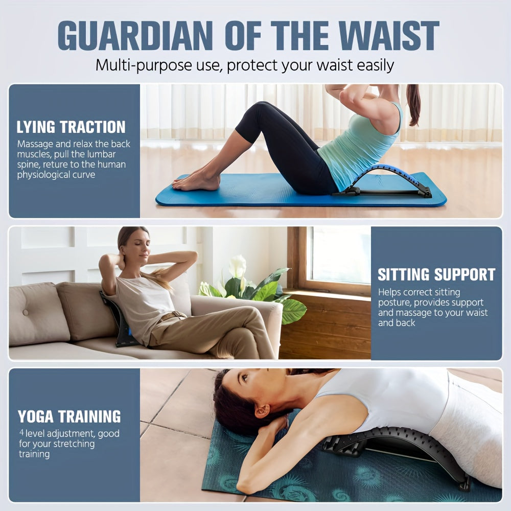 Back Stretcher Lumbar Board Massager for Herniated Disc
