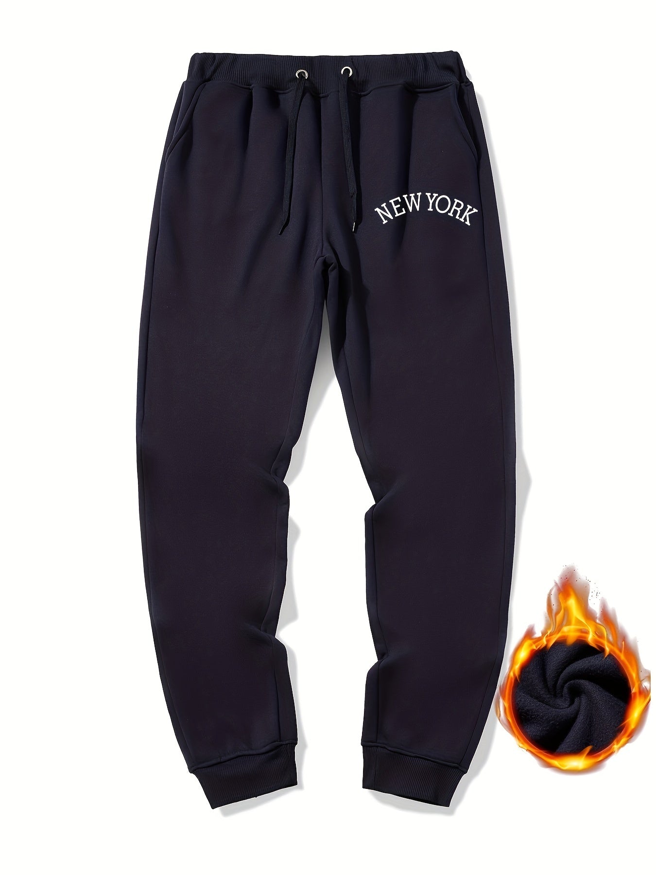York Graphic Drawstring Joggers Men's Sweatpants