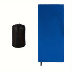 Outdoor Camping Sleeping Bag Double sided Fleece Sleep Blanket With Storage Bag