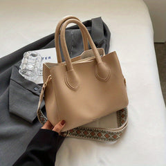 Vegan Leather Handbag Crossbody Satchel Purse