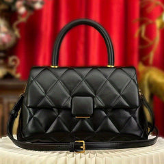 Fashionable Rhombus Pattern Handbag Women's Shoulder Crossbody Clutch