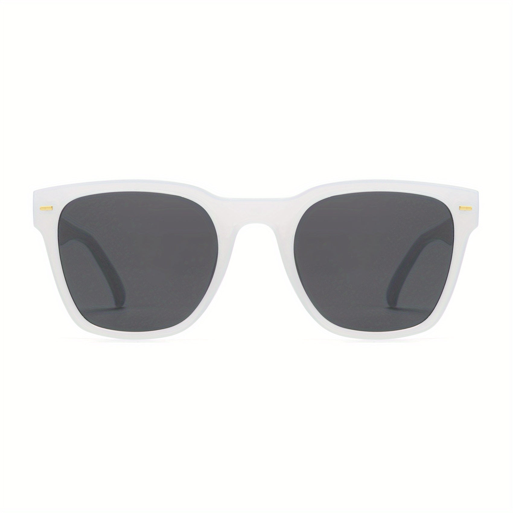 OUWEN Square Polarized Sunglasses Men Women Retro Sun Glasses VF2223