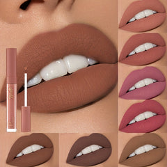 12 Colors Waterproof Matte Lip Colors Smudge Proof Rich Rendering