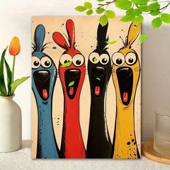 1pc DIY Painting & Number Kit Surprise Four for Beginners Ideal Collection