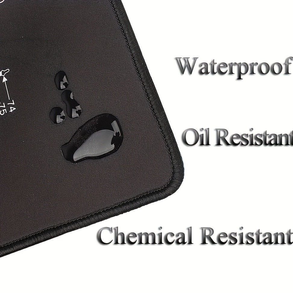 AR15 Gun Cleaning Mat with Parts Diagram & Instructions