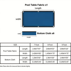 Improve Your Game with Durable Billiards Tablecloth