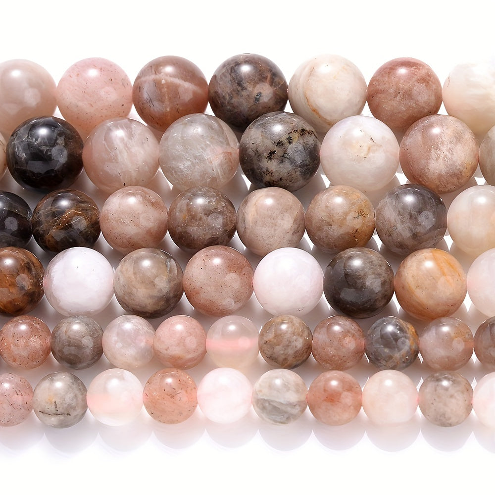 Moon Stone Bead Crystal Quartz Spacer Beads for Jewelry Making DIY Bracelet 8MM