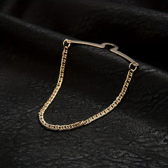 Copper Silver Golden Classic Tie Chain