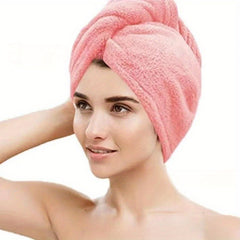 Coral Fleece Headcloth Microfiber Towel Quick Dry Shower Cap