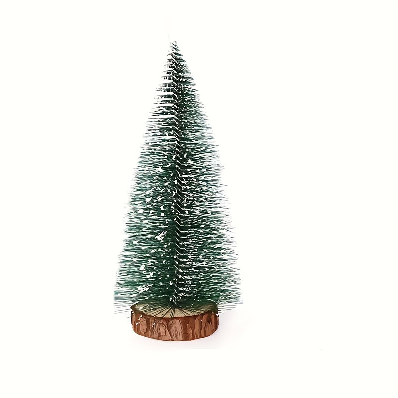 8in Pine Needle Christmas Tree Micro Bonsai Decorations