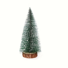 8in Pine Needle Christmas Tree Micro Bonsai Decorations