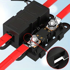 MEGA Fuse Block 80A Automotive Fuse Holder w/Cover Cars Trucks Buses Caravans