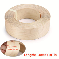 Birch Wood Veneer Edge Tape w/ Hot Melt Adhesive - 1 Roll