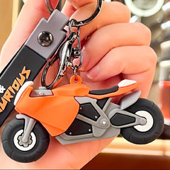 Cool Motorcycle Keychain Bag Charm Pendant Ornament