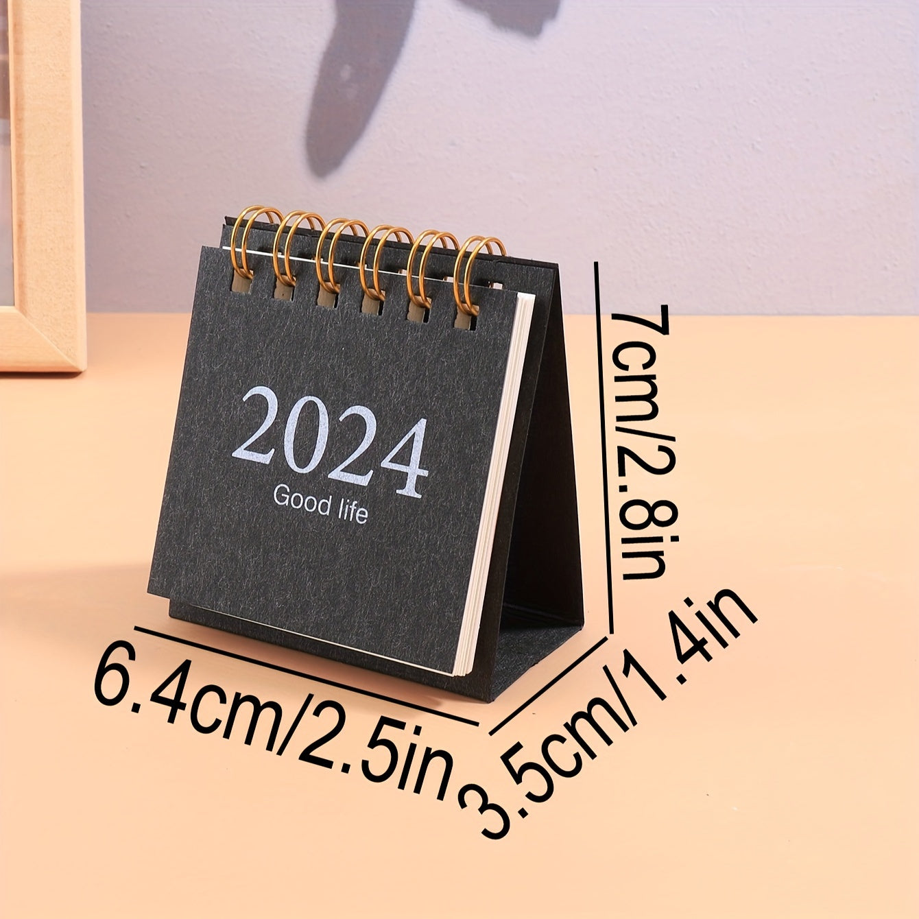 Mini Desk Calendar Office Decor Ornaments Calendar
