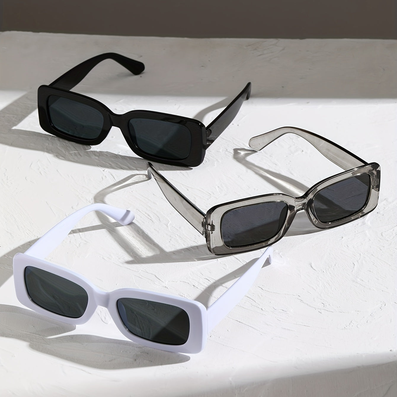 Y2K Rectangle Sunglasses Anti Glare UV400