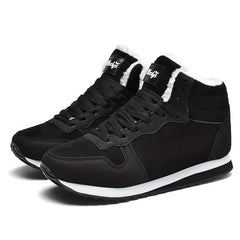 Women's Winter Thermal Snow Boots Plush Lined Lace Up Sneakers