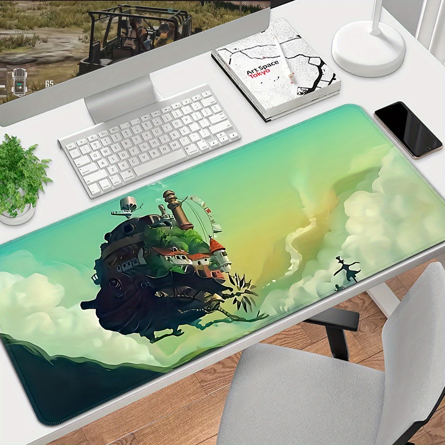 Cartoon Landscape Extended Mouse Pad - Enhance Your Gaming Setup