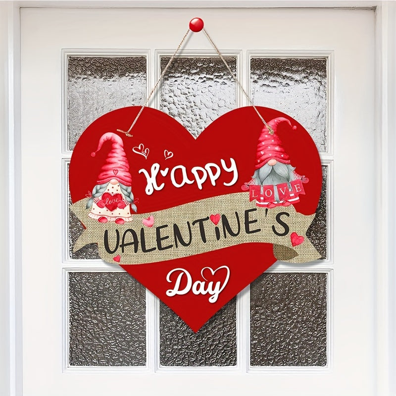 Heart Hanging Sign Happy Door Sign Party Decoration