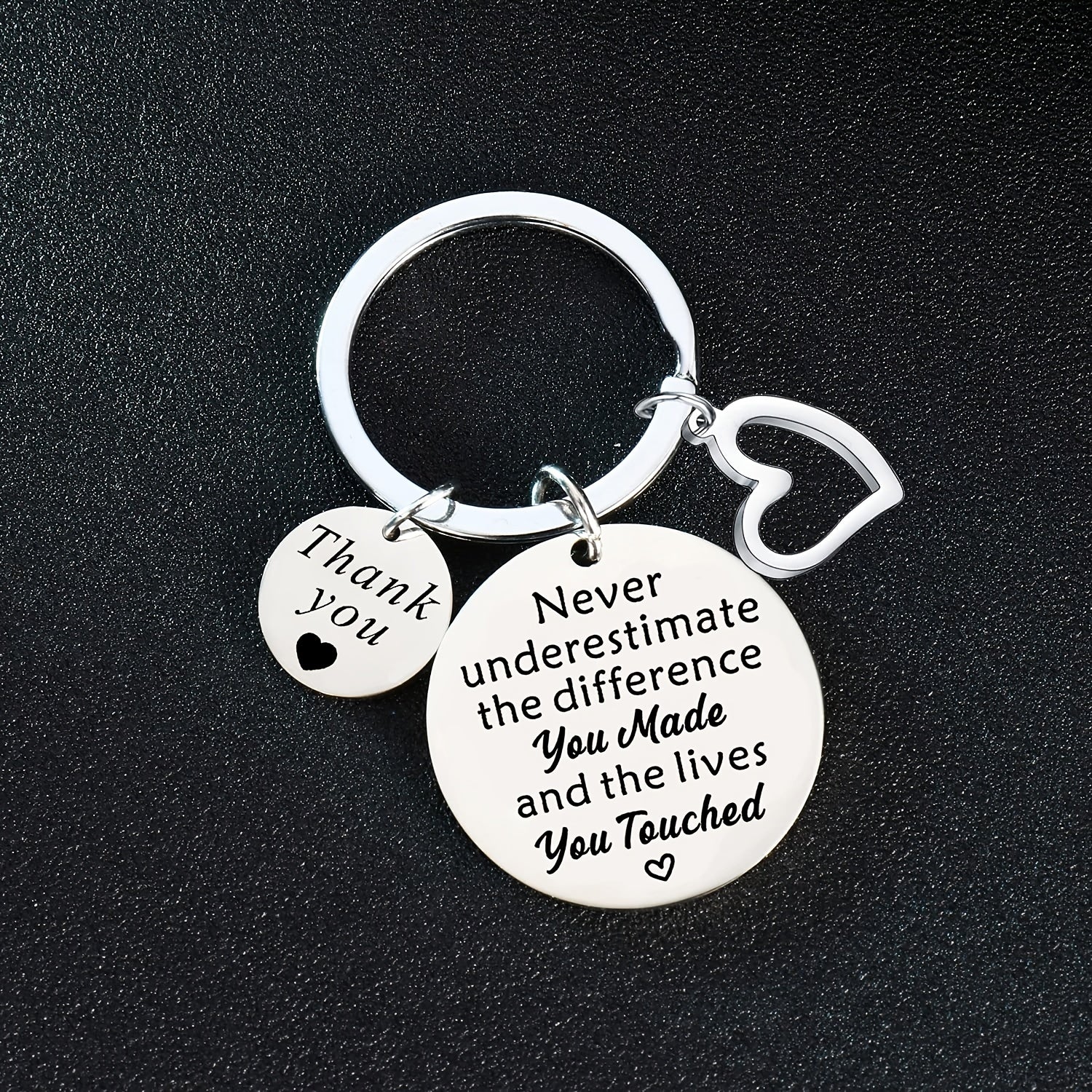 Leaving Gift Thank You Keychain for Women