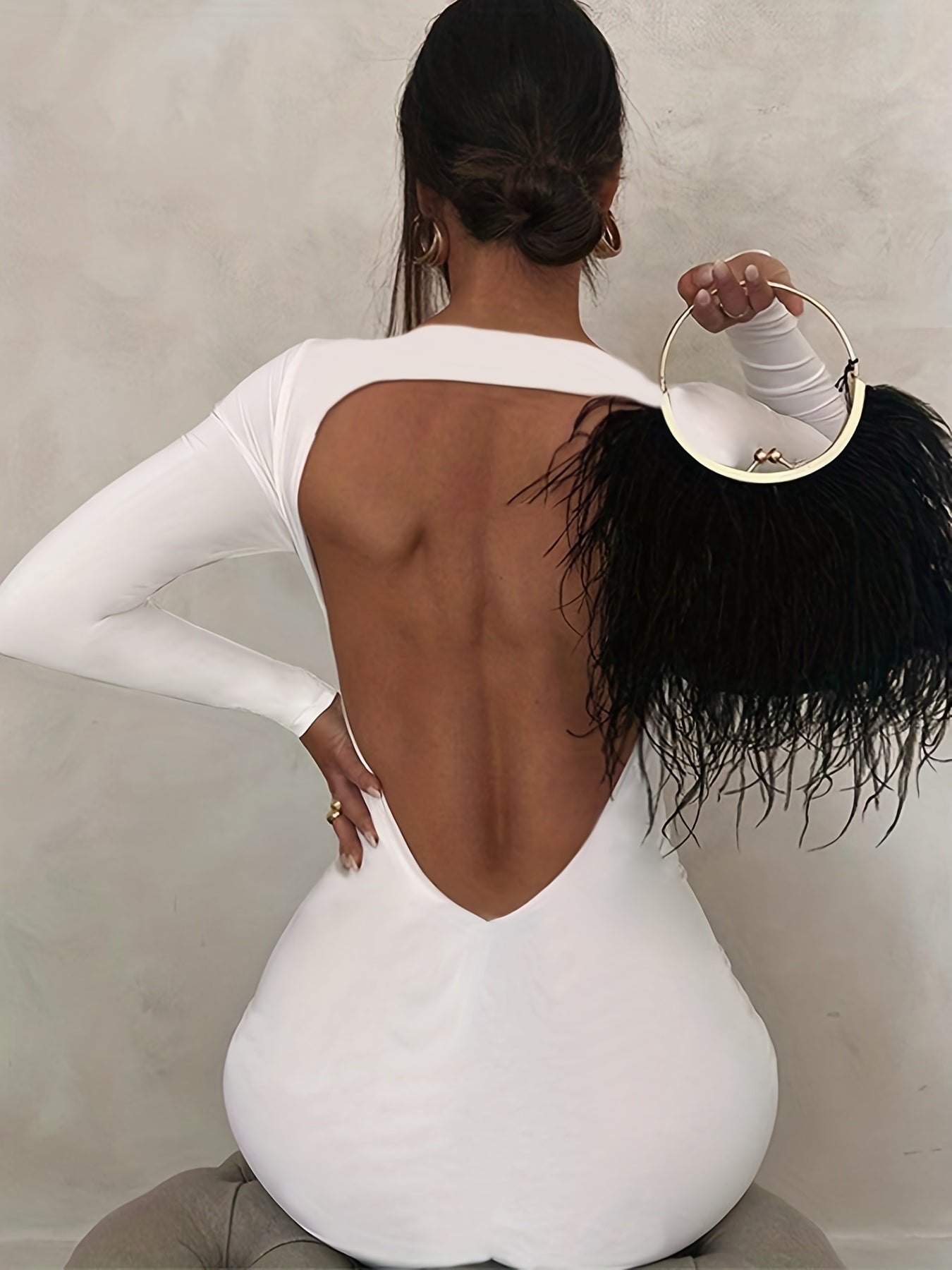 Wide Leg Backless Jumpsuit